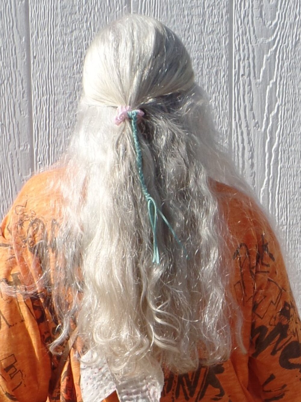 Hand Crafted Hair Tie SUEDE BRAIDED